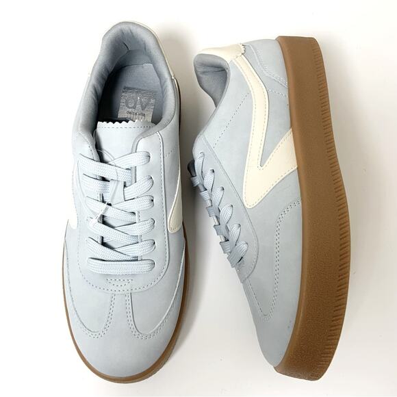 Dolce Vita Russo Platform Sneakers Blue White Tan Shoes Size 7.5 Women's NEW - Picture 5 of 13